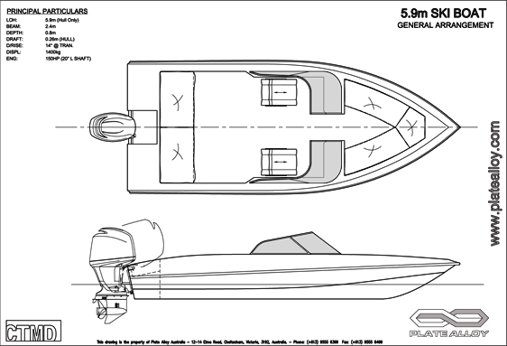 Teach me more how to draw ski boat